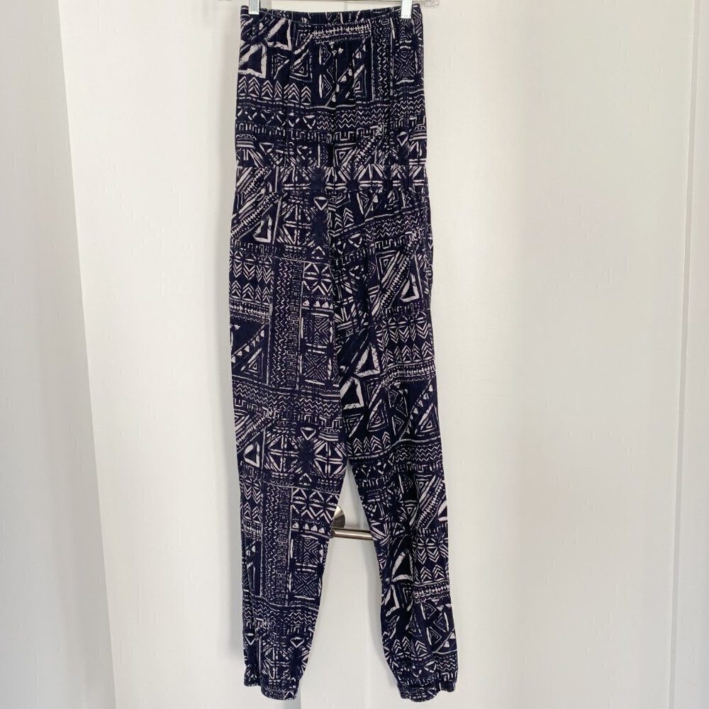 Madewell Blue Kingston Patterened Cover-Up Jumpsuit in Inkspell - Picture 9 of 9